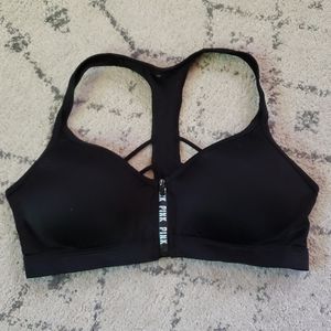 Victoria's Secret PINK front zip bra